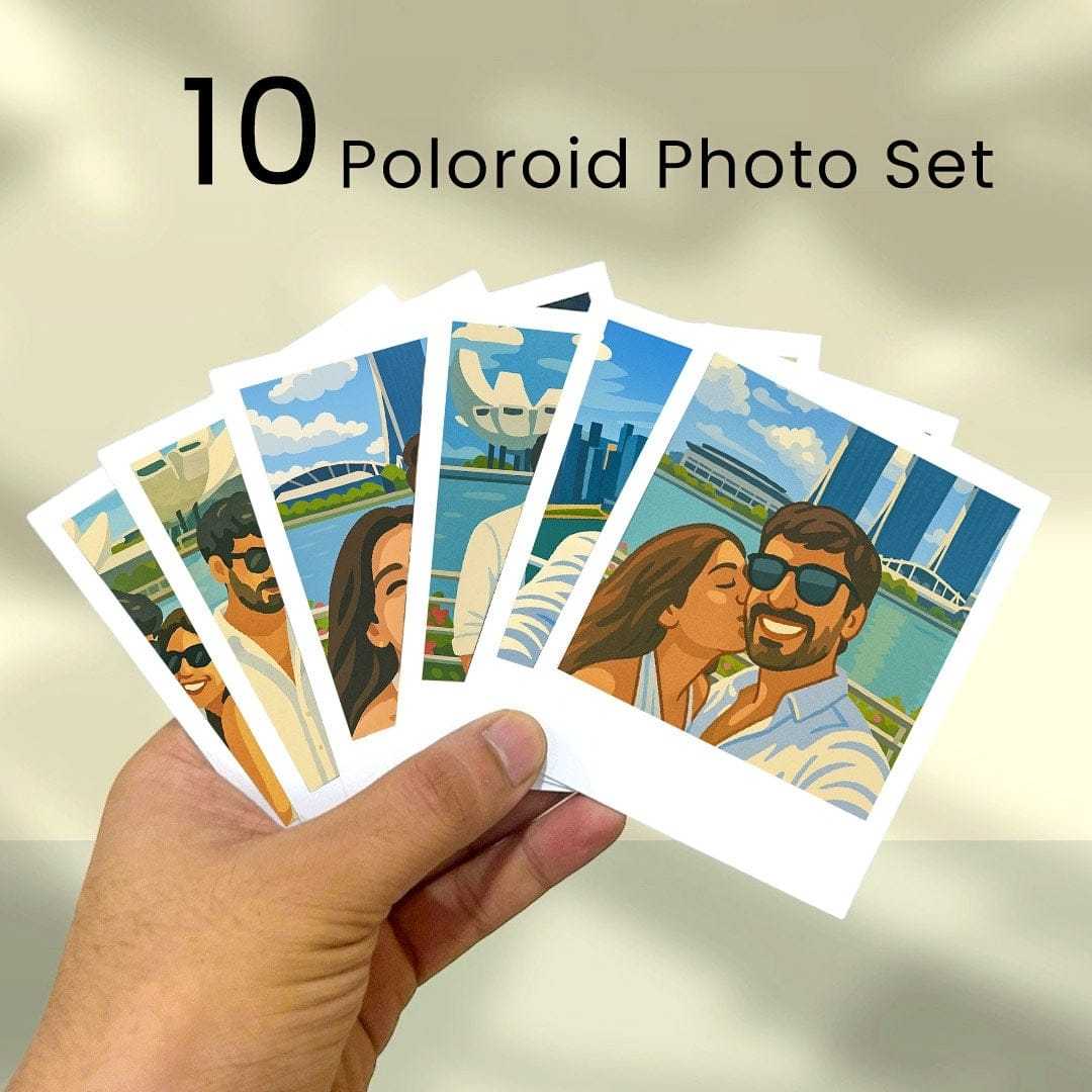 Customised Ghibli Art Polaroid Photo Set