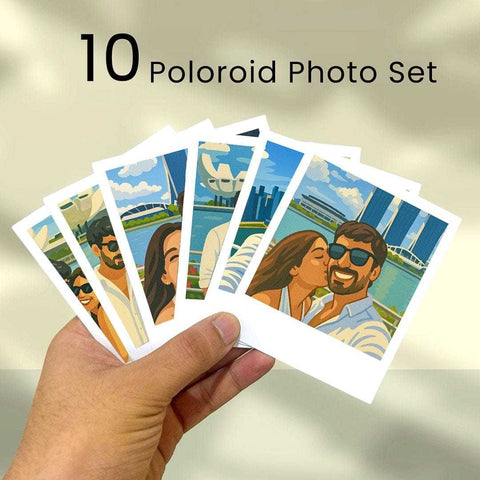 Customised Ghibli Art Polaroid Photo Set