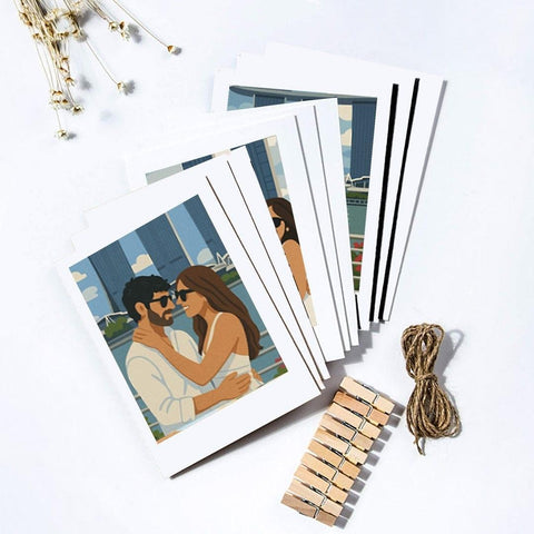 Customised Ghibli Art Polaroid Photo Set