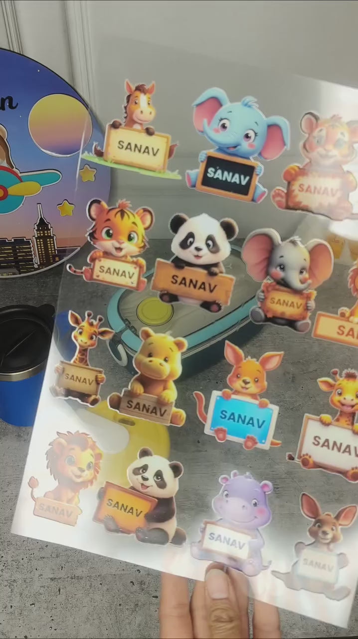Kids Waterproof Sticker Sheet