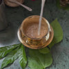 Personalized Brass Dabara Set – Engraved Pure Brass South Indian Coffee Set