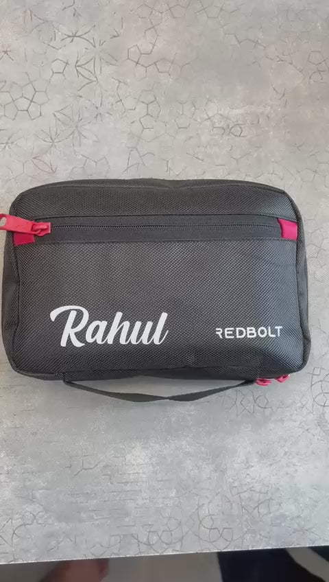 Personalized Jones Travel Pouch | Waterproof Organizer Bag