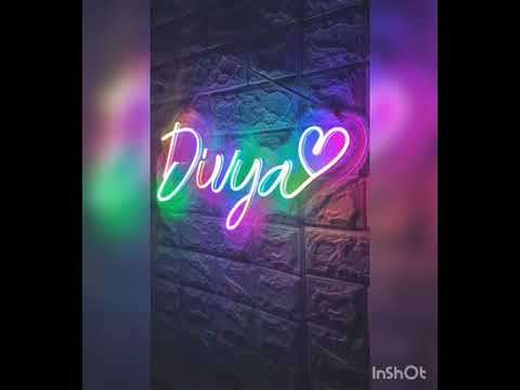 Name neon light | Customise neon sign | Multicolour neon light | Birthday neon sign | Anniversary gifts