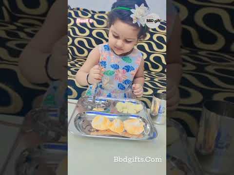 Best gifts for kids | Thali set | CUStomized cartoon print plates
