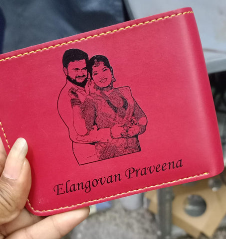 Engraved Men's Wallet With Customization | best customized wallets | Best gift for him | personalized wallet