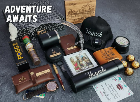 Personalized 15-in-1 Hamper for Him | Custom Gift Combo Set | Gift for him