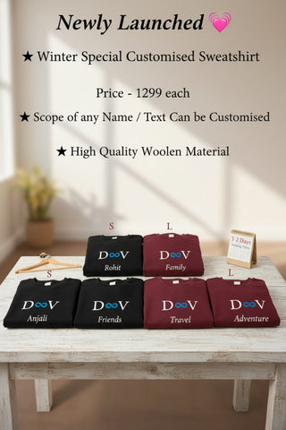Personalized Winter Sweatshirt