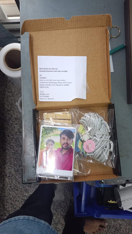 Customise Led Photo Clip lights | Personalized photo led wall decor | Hanging | Birthday Gift | Party for Home | Home decor | Romantic Anniversary gift