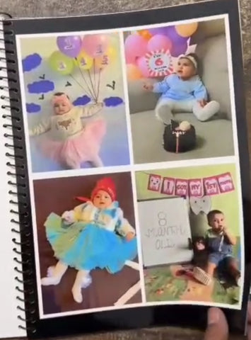 Personalized  Photo Album - Custom Spiral Scrapbook A4