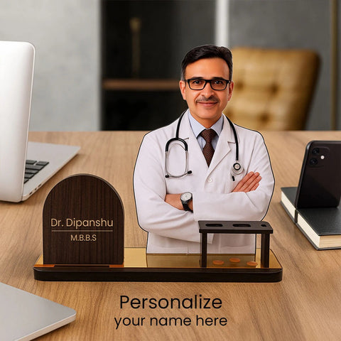 Personalized Doctor Table Nameplate