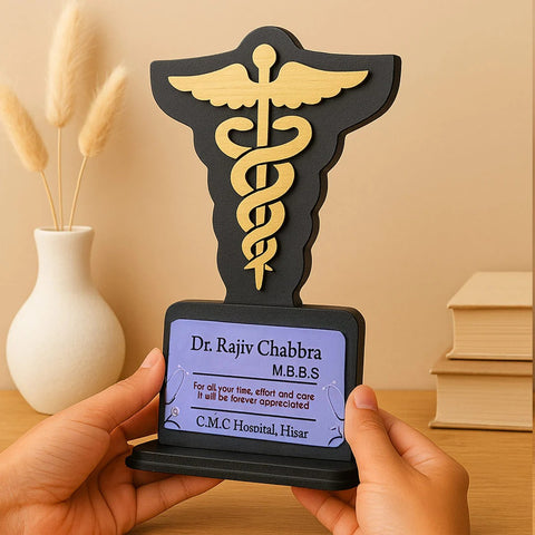 Personalized Doctor Appreciation Trophy
