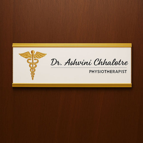 Elegant Door Nameplate
