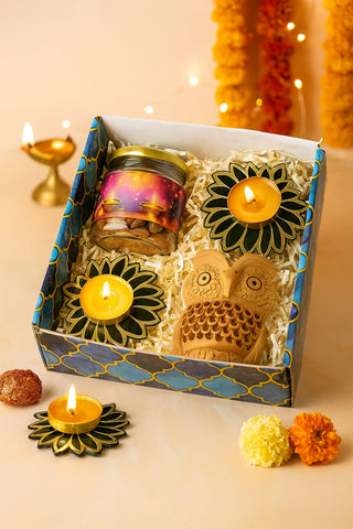 Customised gold elegance Diwali hamper