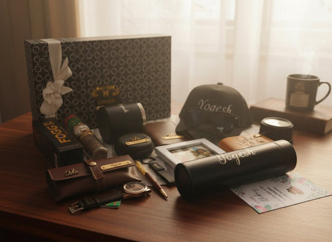 Personalized 15-in-1 Hamper for Him | Custom Gift Combo Set | Gift for him