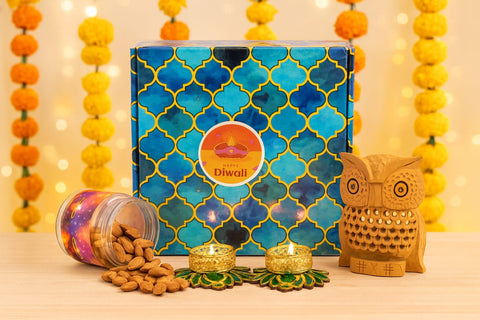 Customised gold elegance Diwali hamper