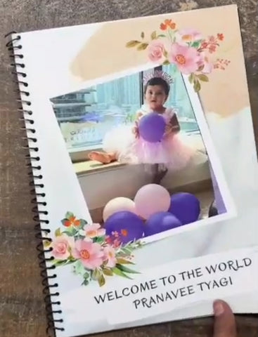 Personalized  Photo Album - Custom Spiral Scrapbook A4