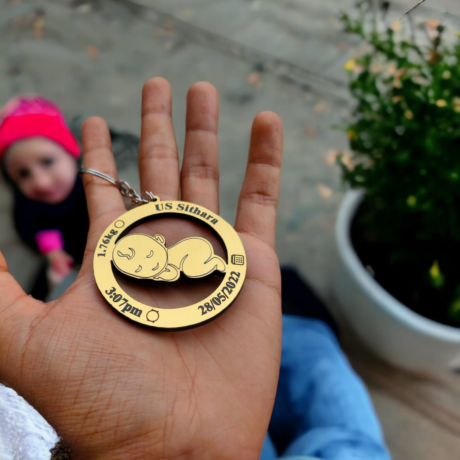 CUSTOMIZE BABY KEYCHAIN | Baby keychain | Return gift | Baby birth keychain | kids keychain