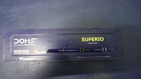 Customised  DOMS Superio Pencil box with engraved names | Pencils for school kids | Best return gifts  for kids