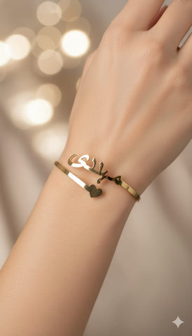 Customized metal name kada | Hand bracelet | Hand Chain | Gifts For Her