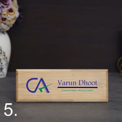 Name Plate For CHARTERED ACCOUTANT
