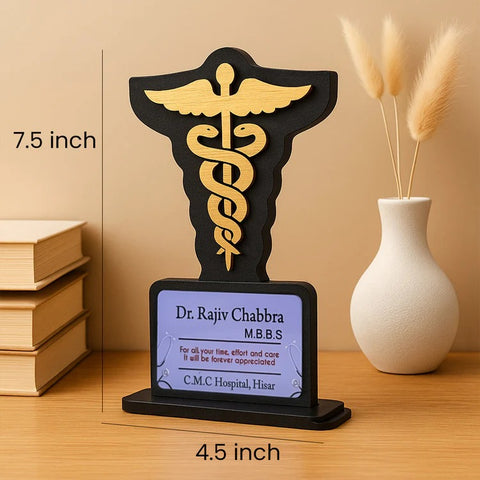 Personalized Doctor Appreciation Trophy