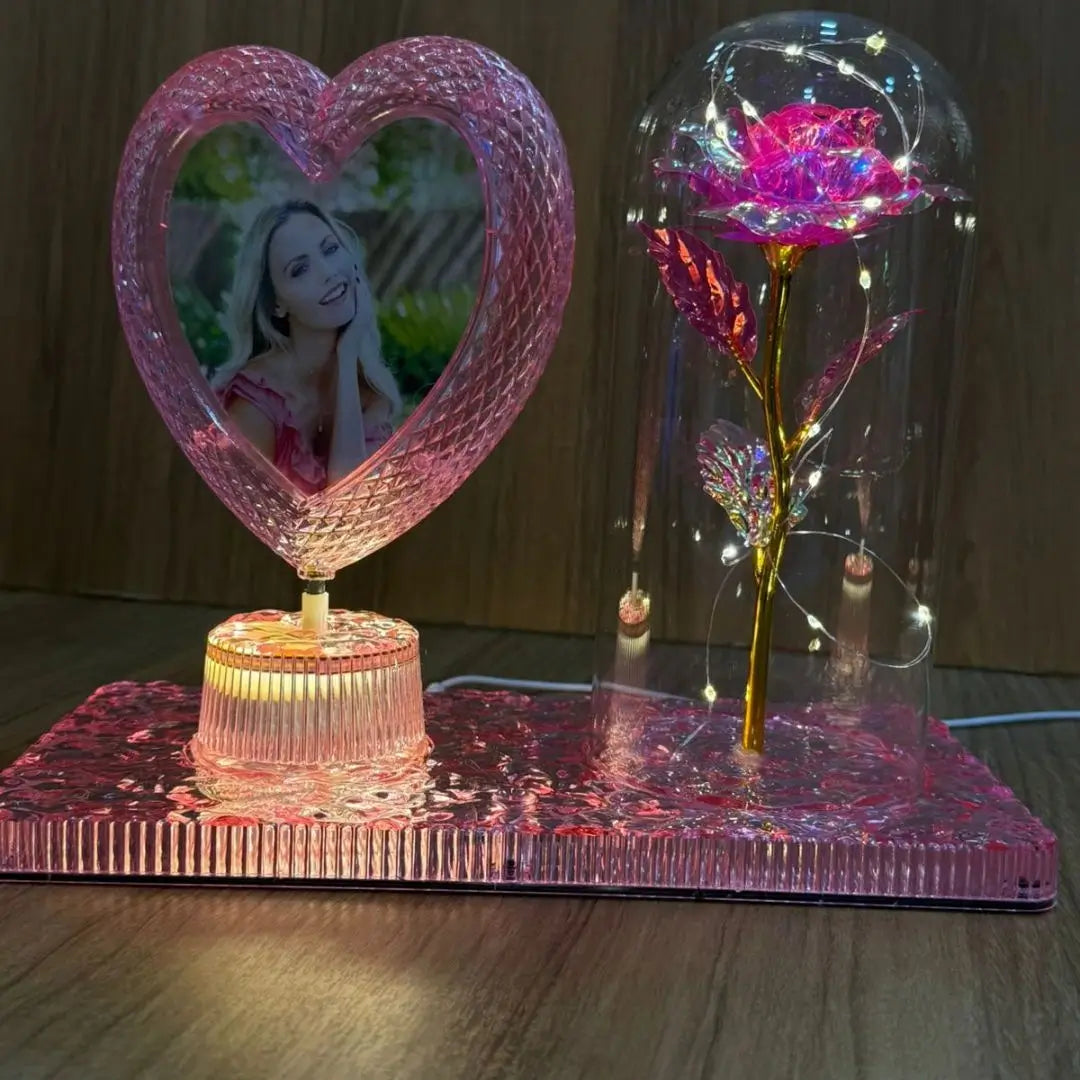 Personalized LED Love Frame Gift - Heart and Round Shapes | Valentines day gift