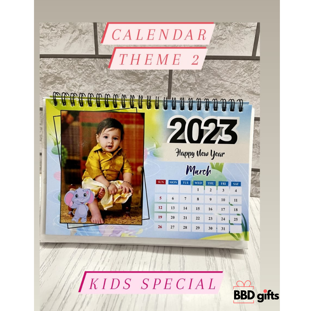 Personalised photo calendar | Customized calendars for new year | New year gifts under 500 rs | Calendars under 500 rs | Table calenders for new year | Customized calenders 