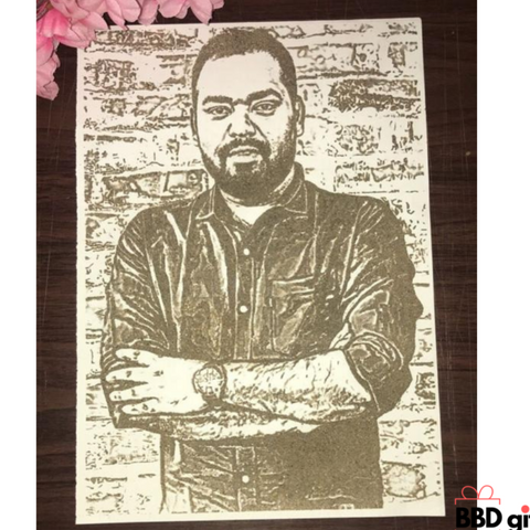 Customized Sand Art Sketch | Sand art sketch under 1500 rs | Best sand art for birthday | Buy sand art frames online | Sand art pictures under 1500 rs 