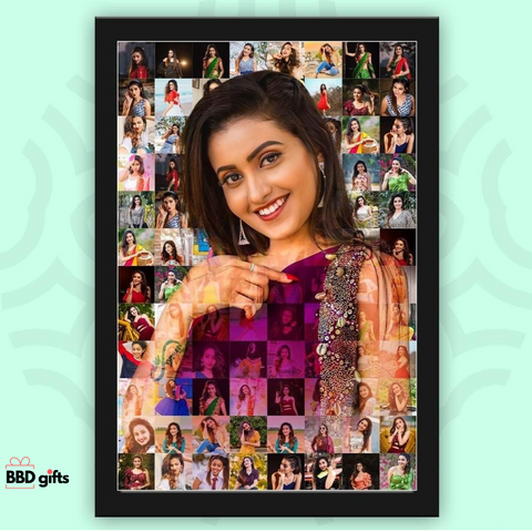 Custom made Mosaic frame | Best gifts for birthday | Best Mosaic frames | Best Anniversary gifts | Mosaic frames under 1500 rs | Best newyear gifts under 1200 rs