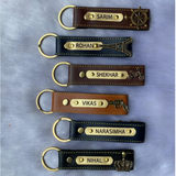 Customized keychain - Leather Keychain - Customized Bike Keychain