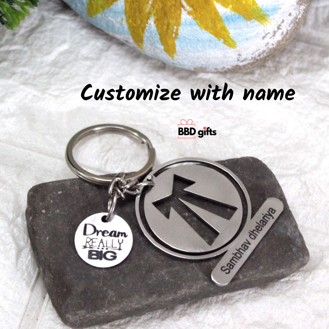 Customized stainless steel keychain for advocate