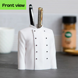 Customized Chef Pen Stand | Personalized Chef Coat Pen Stand | Customized Chef Coat Pen Stand