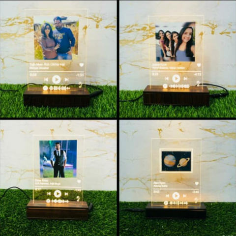 Customized Photo Frame With Spotify  - Spotify Frame - Spotify Gifts