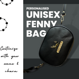 निजीकृत चमड़ा यूनिसेक्स फेनी बैग