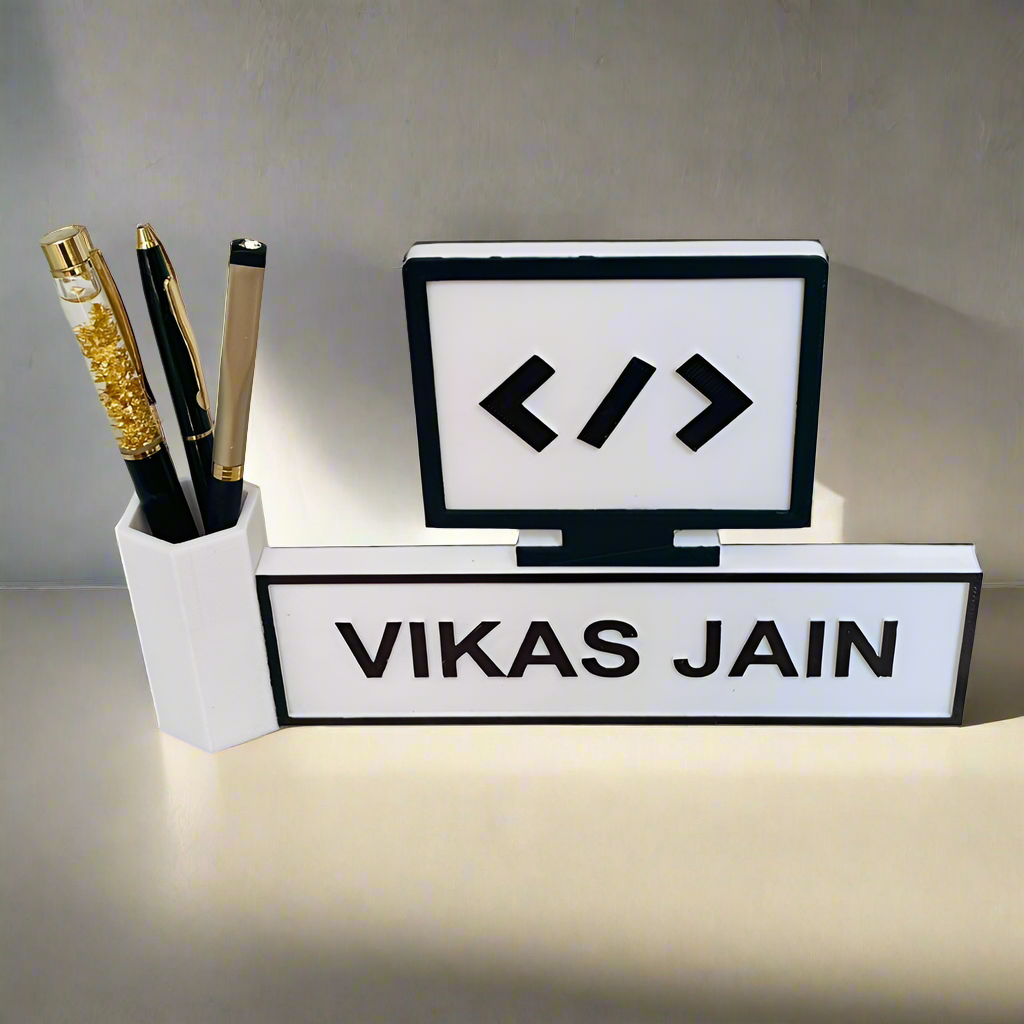 Customized pen stand for IT professionals