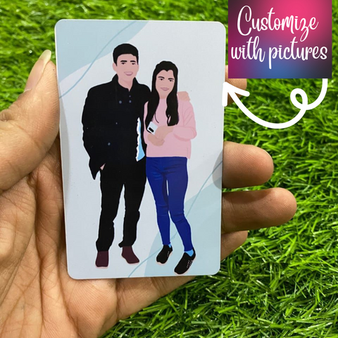 Customized Wallet cards with illustration