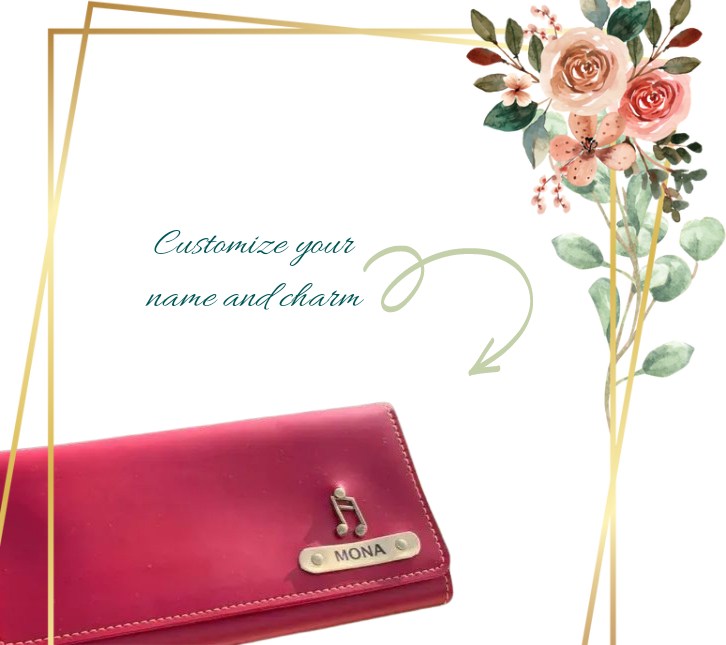 Personalized ladies wallet gift for her