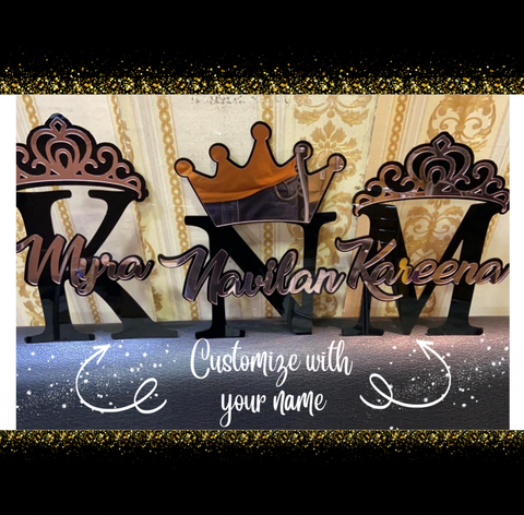 Name initials for decoration | name initials customised