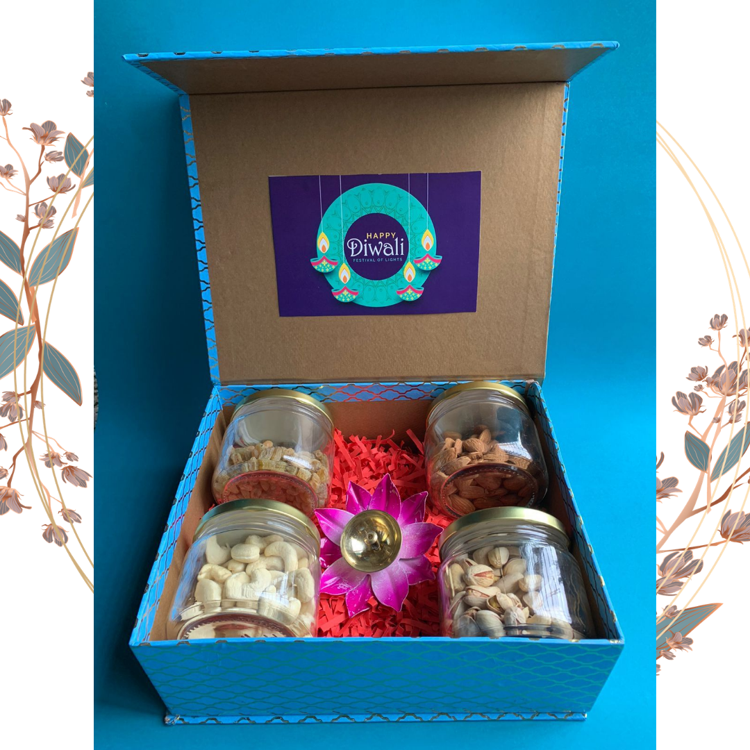Deluxe Dry Fruit Gift Box: Wholesome Delights for Every Occasion | Dry  Fruit Gift Box - Dry Fruit 1 Item Gift Box - Dry fruit Box | 500g
