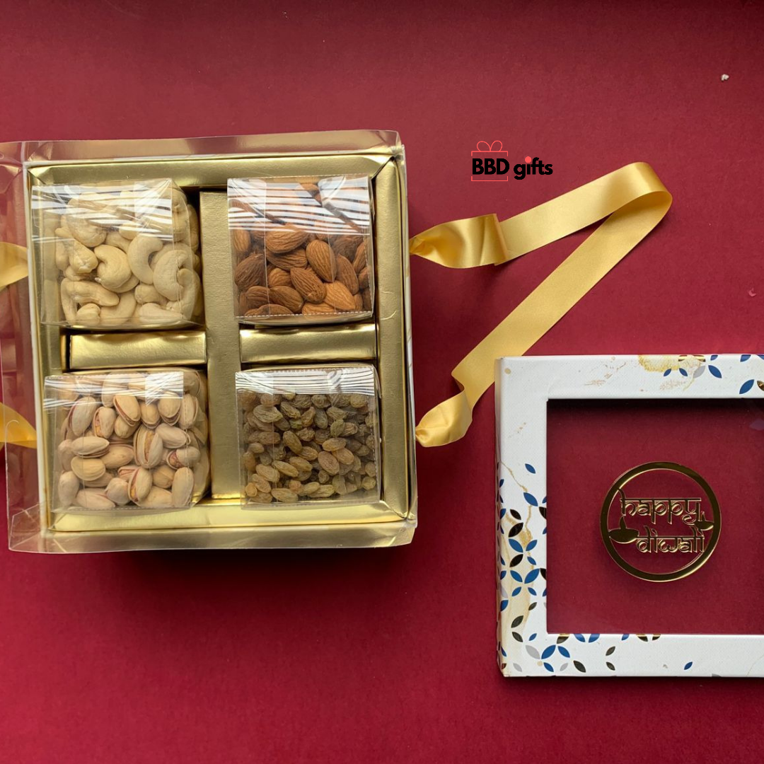 DIY Diwali Gift Box | How To Make Paper Gift Box | Dry Fruits & Chocolate  Box | Diwali Gift Hamper - YouTube