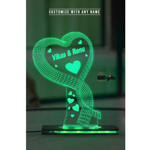 Customized arcylic encriving frame  | LED frames | Couple gifts|Anniversary gifts | Custom made LED frames 