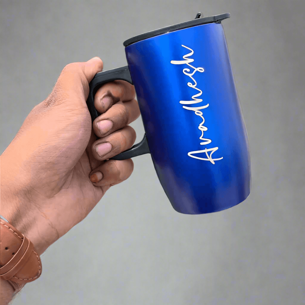 Customized Travel Mug | Trendy mugs | Travel mugs under 700 rs | Mugs for travel | Coffee mugs | Tea mugs - BBD GIFTS