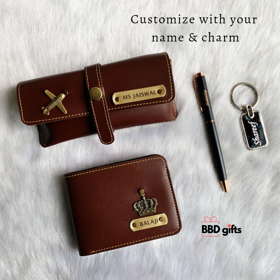 Customized wallet Combo | Combo offers | birthday gifts for men | Anniversary gifts for men | Combo under 1000 rs