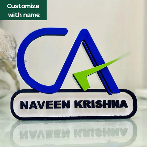 CA Personalized Table top | Best gift for CA Aspirant |  Best Gift for Chartered accountant