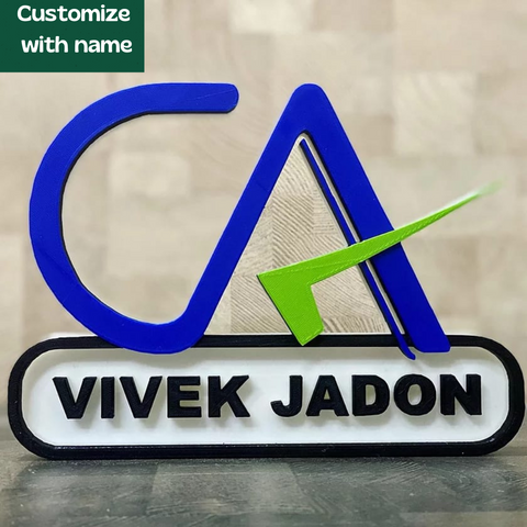 CA Personalized Table top | Best gift for CA Aspirant |  Best Gift for Chartered accountant