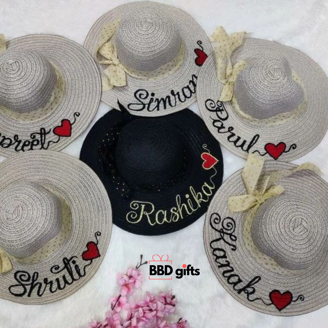 Customized Womens Beach Hats | Stylish beach hats | Custom made hats | Hats for girls | Summer hats for women | Stylish hats for summer