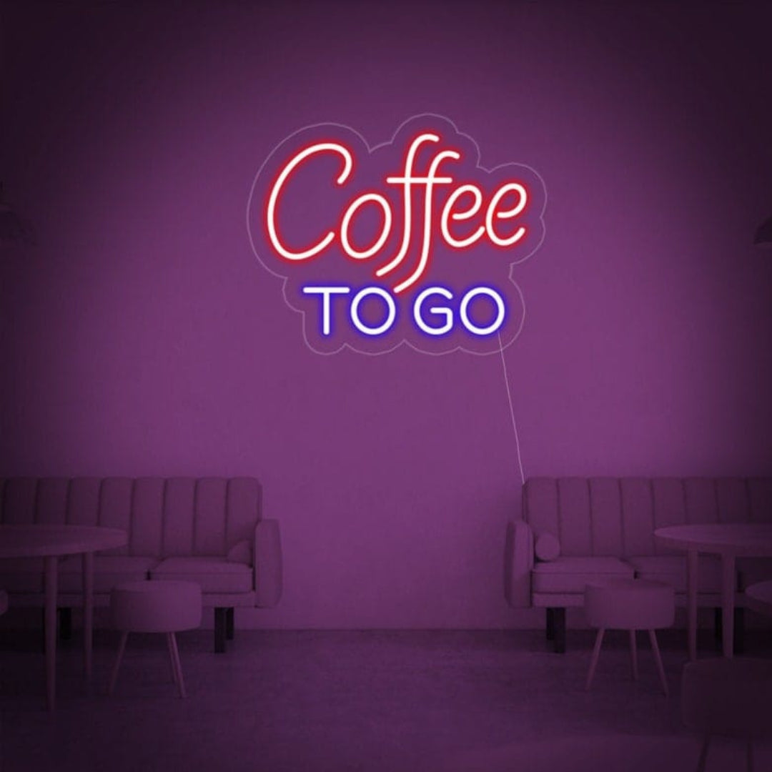 Coffe To Go Neon Sign
