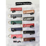 Customized keychain - Leather Keychain - Customized Bike Keychain