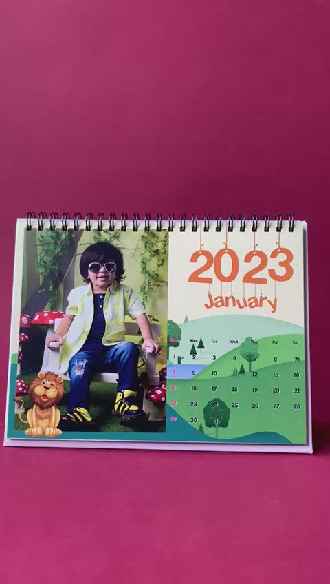 Kids Table Top Calendar 2023 | Kids calender 2023 | Calendar with pictures | 2023 calendar under 500 rs | 2023 calendar for kids bedroom