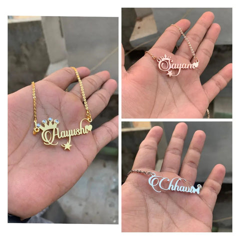 Custom Name Pendant Chain